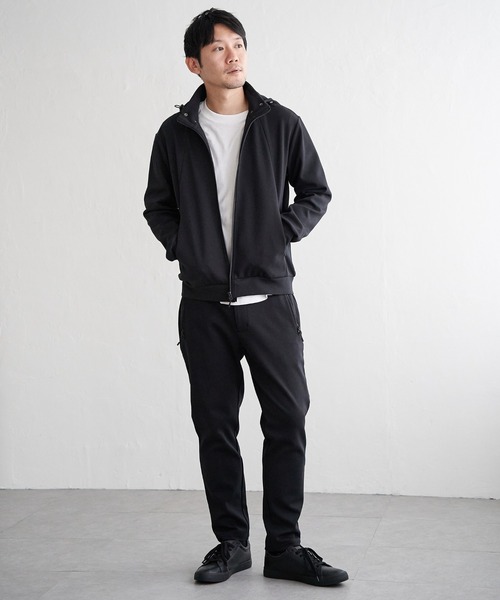 ikka（イッカ） パーカー 「セットアップ対応」テックストレッチ2WAY