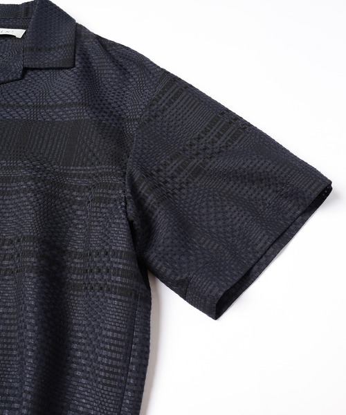 CULLNI（クルニ） コート ジャケット Sheer Tile Check Drawstring