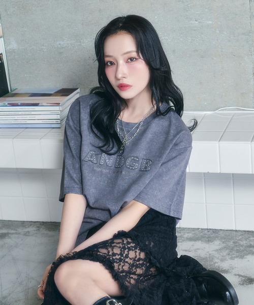 tシャツ UNISEX スタッズケミカルT レディース