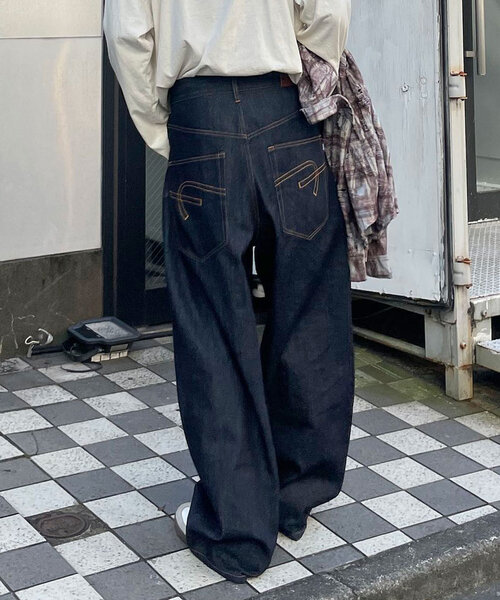 CIAOPANIC ジーンズ 「cian denim/シアンデニム」バギーワイド