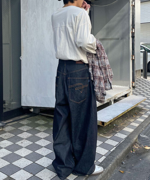 SIIILON ｜シーロン　Geek denim pants バギーパンツ Shinzone｜バギー ジーンズ デニムパンツ BAGGY JEANS ボトムス