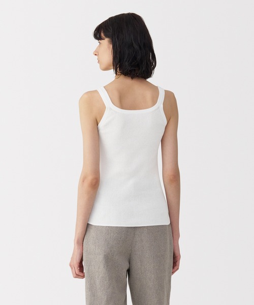 MUJI Labo タンクトップ ノースリーブ 「MUJI Labo」婦人 強撚コットン
