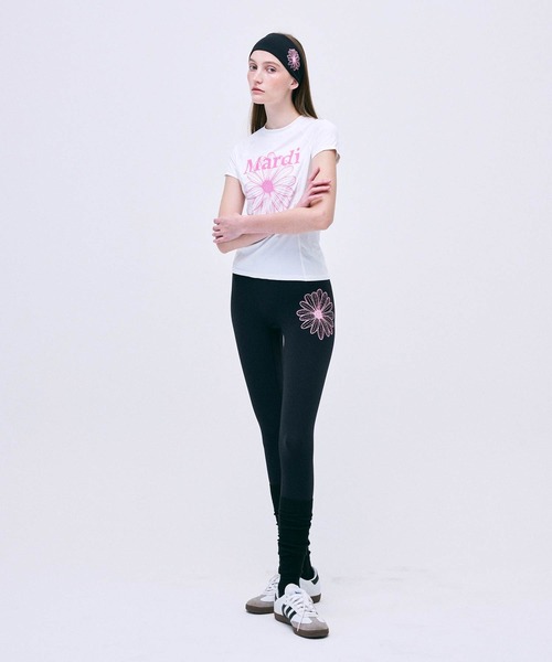 tシャツ AIRLIFT slim fit top flowermardi レディース AIRLIFT slim fit top flowermardi（Tシャツ/カットソー