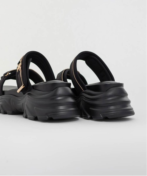 RANDA（ランダ） サンダル モノグラムパーツスポーツサンダル