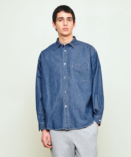 マルゥユナイテッドアローズ　デニムオーバーシャツ UNITED ARROWS｜<MARW UNITED ARROWS>デニム オーバーシャツ