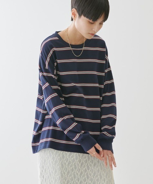 AMERICAN HOLIC tシャツ ランダムボーダーBIG Tシャツ