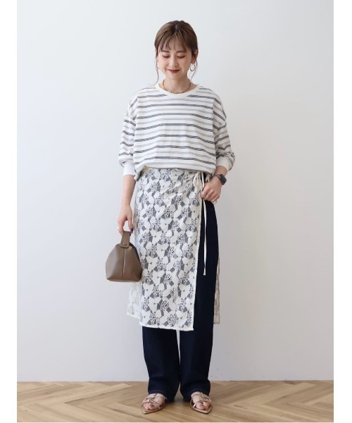 AMERICAN HOLIC tシャツ ランダムボーダーBIG Tシャツ