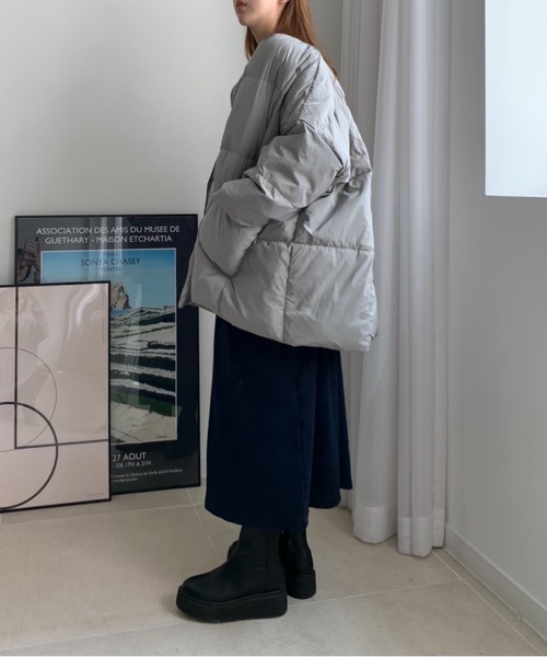 「Didot.showroom」 ダウンジャケット FREE アイボリー レディース_画像9