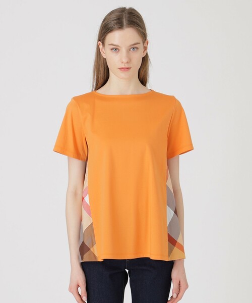 BLUE LABEL CRESTBRIDGE tシャツ コンパクトピマスムースサイド