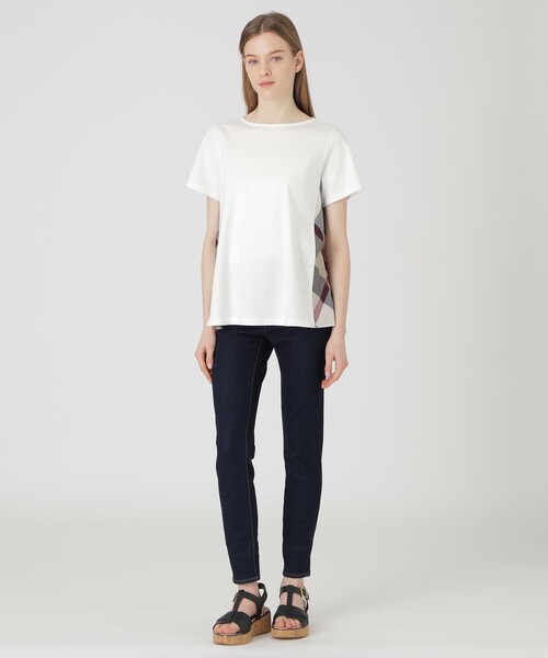 BLUE LABEL CRESTBRIDGE tシャツ コンパクトピマスムースサイド