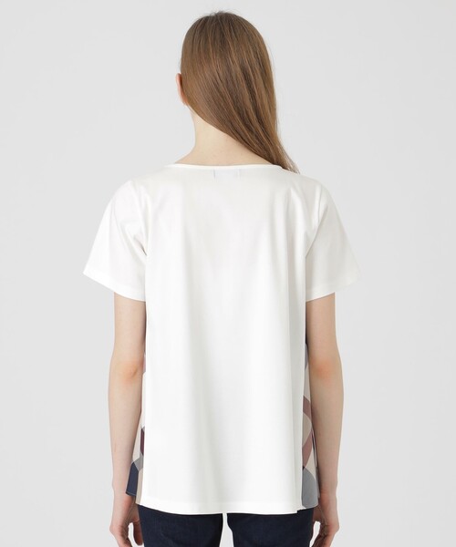 BLUE LABEL CRESTBRIDGE サイロコンパクトポンチTシャツ BLUE LABEL CRESTBRIDGE tシャツ コンパクトクリアーポンチ