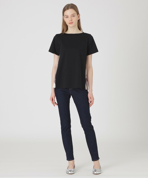 【大特価!!】 BLUE LABEL CRESTBRIDGE tシャツ コンパクトピマスムースサイド トップス