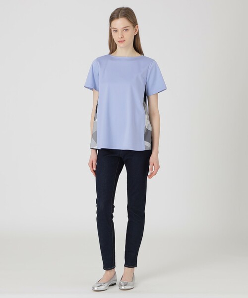 BLUE LABEL CRESTBRIDGE tシャツ コンパクトピマスムースサイド