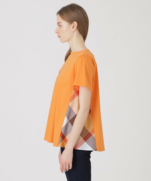 【かわいい☆BLUE LABEL CREST BRIDGE】チェック　サイズ34 クレストブリッジチェックPVCバックパック（バッグ）｜BLUE