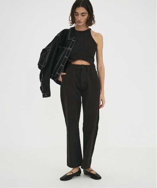 CLANE（クラネ） オールインワン WAIST OPEN DENIM ALL IN ONE