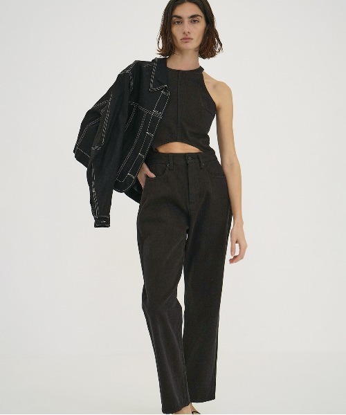 CLANE（クラネ） オールインワン WAIST OPEN DENIM ALL IN ONE