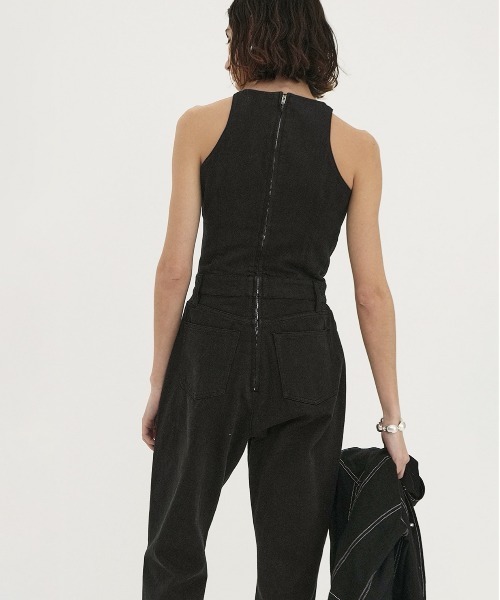 CLANE（クラネ） オールインワン WAIST OPEN DENIM ALL IN ONE