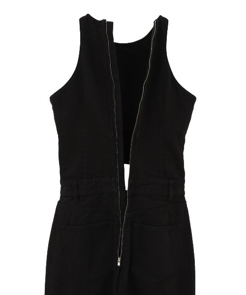 CLANE（クラネ） オールインワン WAIST OPEN DENIM ALL IN ONE
