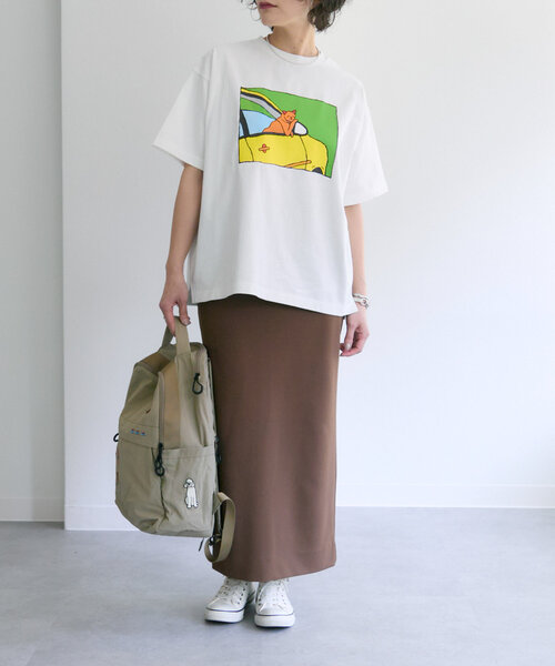 tシャツ KEN NAKAYAMAコラボTシャツ レディース ear PAPILLONNER tシャツ KEN NAKAYAMAコラボTシャツ レディース