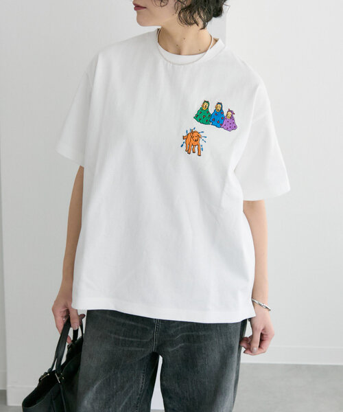ear PAPILLONNER tシャツ KEN NAKAYAMAコラボTシャツ レディース