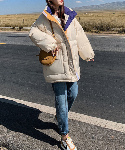 「c.u.l」 ブルゾン M アイボリー レディース_画像3