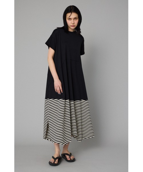 HeRIN.CYE ワンピース Border hem one piece ボーダーヘムワンピース