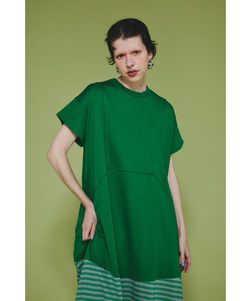 HeRIN.CYE ワンピース Border hem one piece ボーダーヘムワンピース