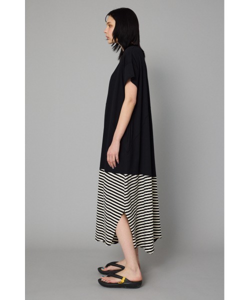 HeRIN.CYE ワンピース Border hem one piece ボーダーヘムワンピース