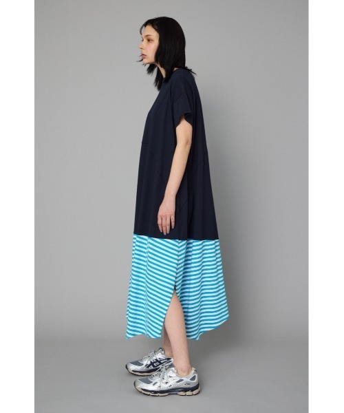 HeRIN.CYE ワンピース Border hem one piece ボーダーヘムワンピース
