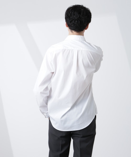 NANO universe（ナノ・ユニバース） シャツ 「ICE FLOW LINEN」カッタ