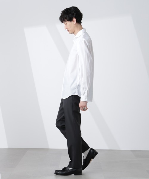 NANO universe（ナノ・ユニバース） シャツ 「ICE FLOW LINEN」カッタ