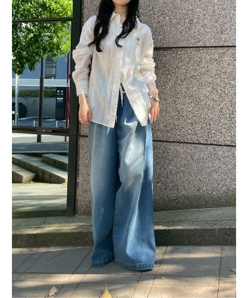 LILY bear シアーオーバーシャツ / シアーシャツビスチェ LILY BROWN｜Lily Bearシアーオーバーシャツ | Rakuten Fashion