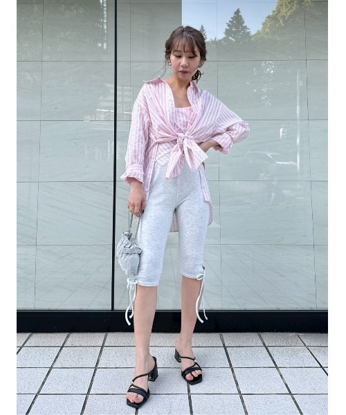 %1004　Lily Bearシアーオーバーシャツ セール】Lily Bearシアーオーバーシャツ（シャツ/ブラウス