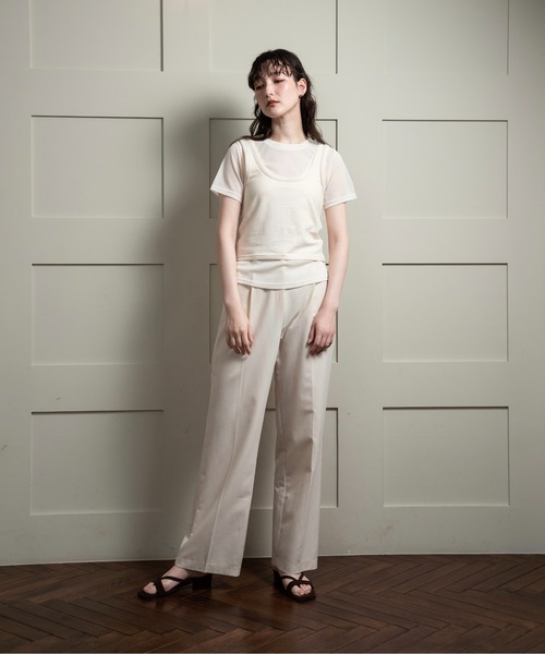tシャツ tank set sheer t / タンクセットシアーt レディース lawgy tシャツ tank set sheer t / タンクセットシアーt