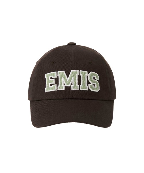 emisキャップ emis キャップ 帽子 TWILL CAPITAL LOGO BALL CAP レディース