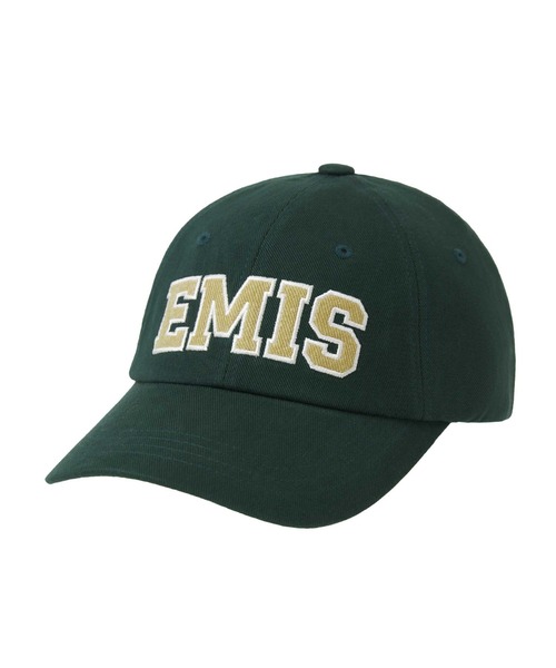 新品　emis キャップ　ブラック emis キャップ 帽子 TWILL CAPITAL LOGO BALL CAP レディース
