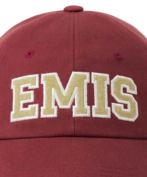 emis キャップ 帽子 TWILL CAPITAL LOGO BALL CAP レディース