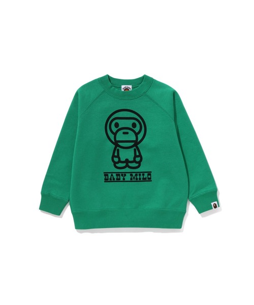 A BATHING APE（アベイシングエイプ） トレーナー BABY MILO CREWNECK