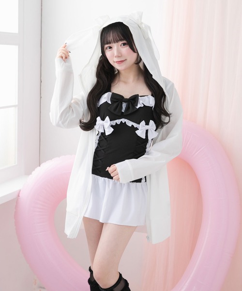 DearMyLove 水着 レースアップリボン水着 レディース : ZOZOTOWN Yahoo