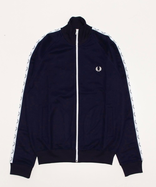 FRED PERRY ブルゾン ジャージ生地 FRED PERRY 「FRED PERRY」 ジャージブルゾン L ネイビー