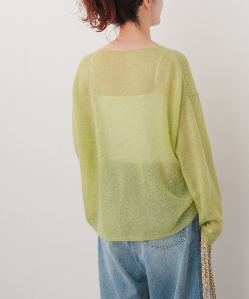 Spick＆Span ニット セーター 「追加」ルーズモヘヤミックス