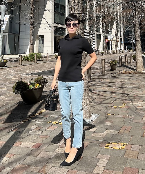 JENNE」 半袖カットソー MEDIUM ブラック レディース : ZOZOTOWN