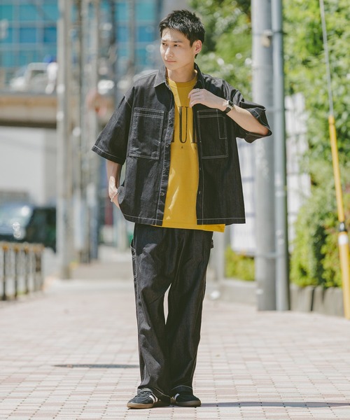 RAGEBLUE シャツ 「接触冷感」「BREEZY DENIM/ブリージーデニム RAGEBLUE シャツ 「接触冷感」「BREEZY DENIM/ブリージーデニム