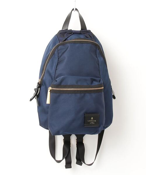 LANVIN COLLECTION ネイビー リュック LANVIN en Bleu 「LANVIN Bleu」 ワンポイントリュック