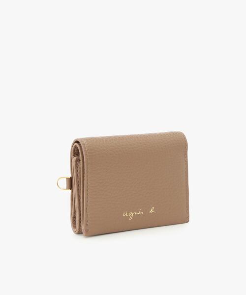 agnes b.（アニエスベー） 財布 レザー 2way 三つ折り 財布ショルダー