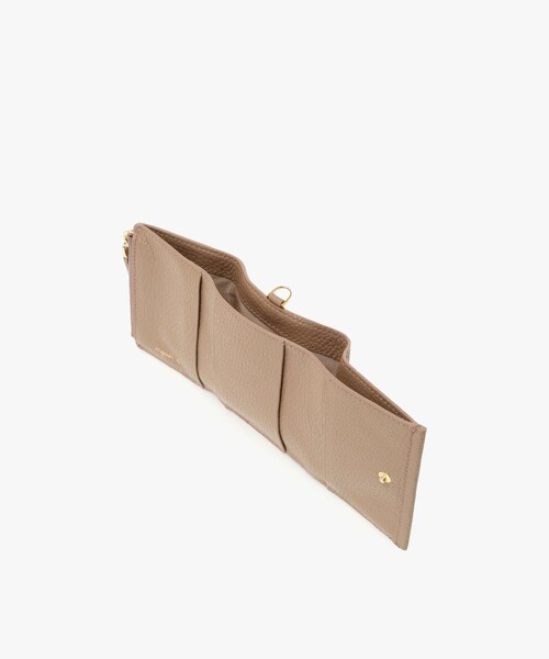 agnes b　ウォレットショルダー agnes b.（アニエスベー） 財布 レザー 2way 三つ折り 財布ショルダー