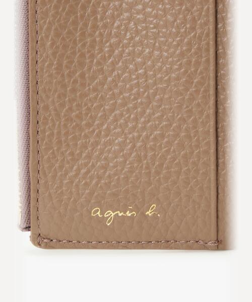 agnes b.（アニエスベー） 財布 レザー 2way 三つ折り 財布ショルダー