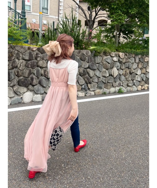 jumelle（ジュメロ） キャミソールワンピース SMALL ピンク レディース