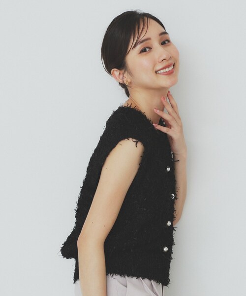 ベスト ジレ タイニーヘリンボーン コンパクトジレ レディース タイニーヘリンボーン コンパクトジレ｜トゥモローランド 公式通販