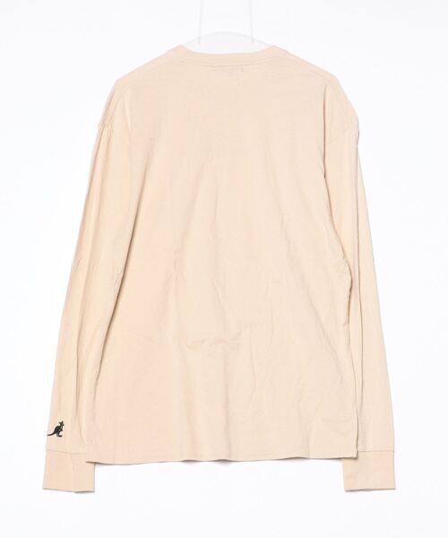 「KANGOL」 長袖Tシャツ L ベージュ メンズ